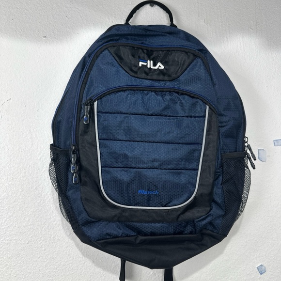 Fila Dark Blue and Black Men's Backpack - Picture 4 of 9